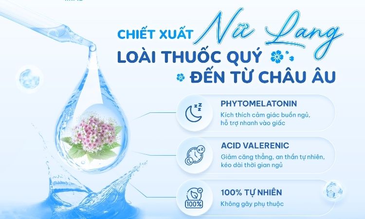 sản phẩm xịt ngủ ngon melatongue